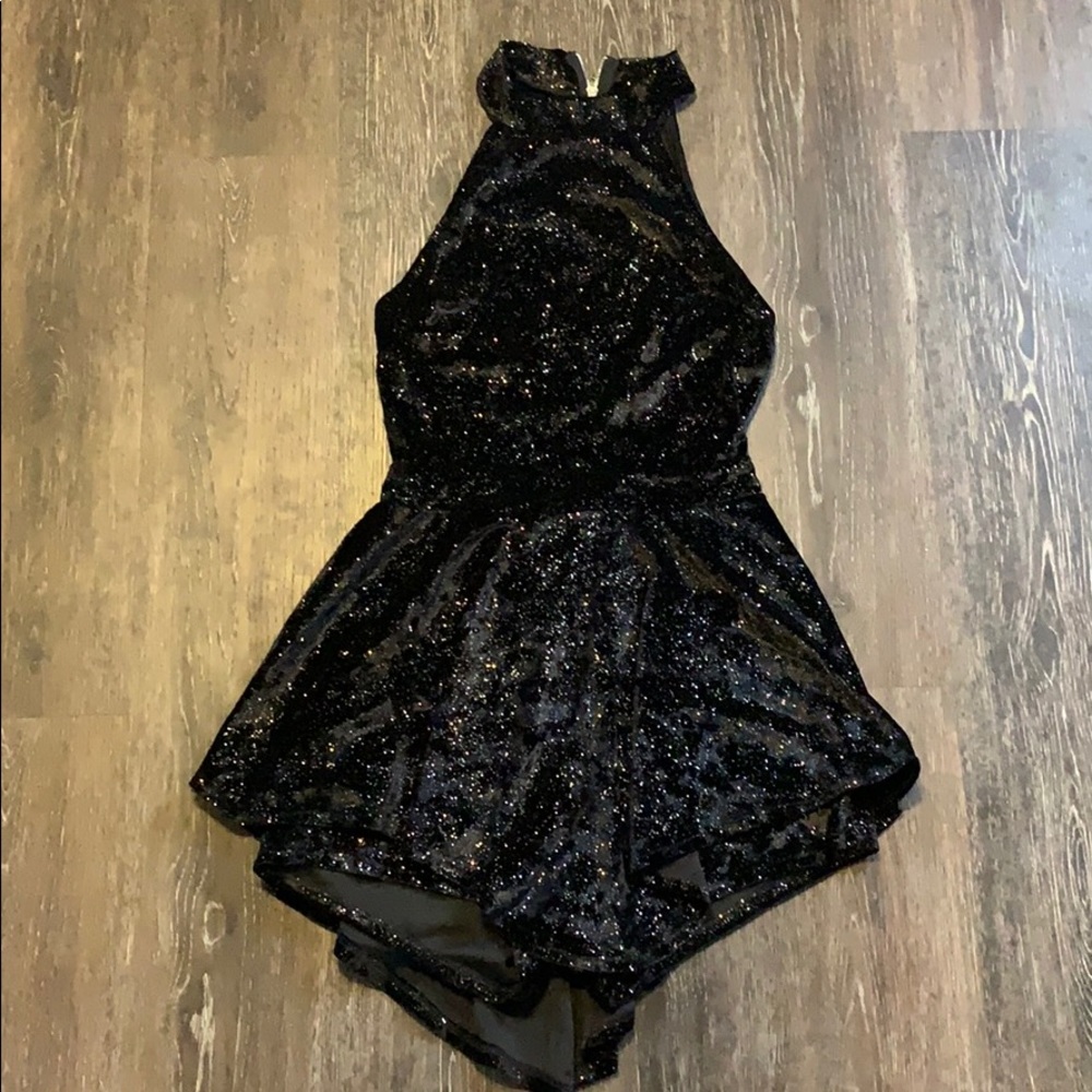 Small black dress with built in shorts